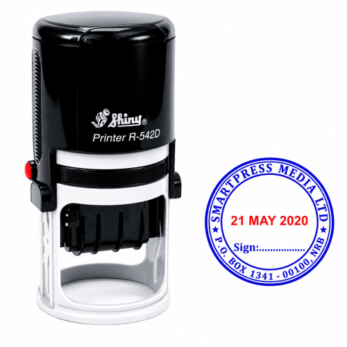 Round Self-Inking Stamp (SHINY-542D)