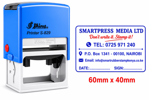 Custom Rubber Stamps (SHINY-S829)
