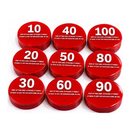 Engraved Number Tags