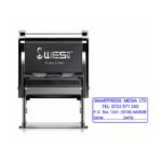 WES 1847 self-inking plain rubber stamp for office and business use in Kenya Focus Keywords
