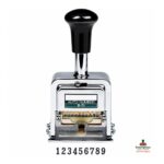 8-Digit Numbering Machine for sequential numbering of invoices, receipts, vouchers, tickets, files, and official business documents.