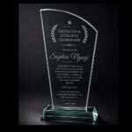 Staff Appreciation Award JGC-214 customized for employee recognition and outstanding performance.