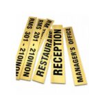 Custom Laser Engraved Door Signs | Modern Acrylic Office Nameplates