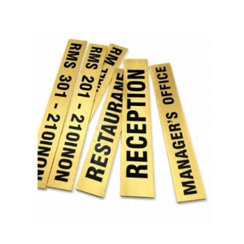 Custom Laser Engraved Door Signs | Modern Acrylic Office Nameplates